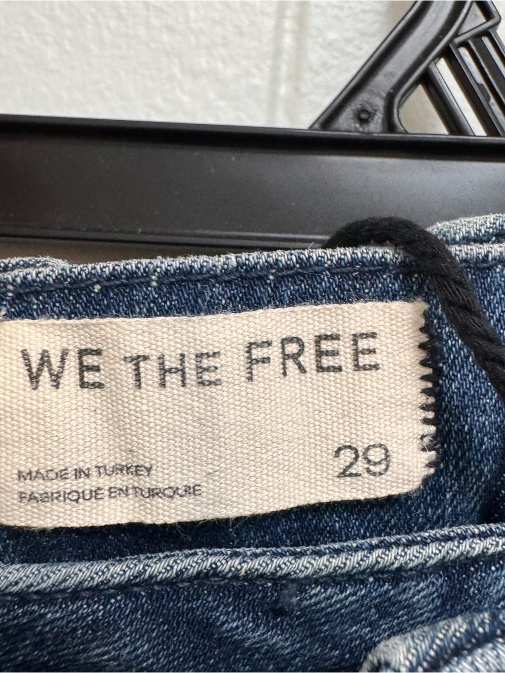 WE THE FREE CRVY Size 29 Super High-Rise Lace-Up Flare Raw Hem Stretch Jeans - Picture 6 of 10